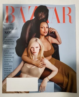 Harper's Bazaar Magazine April 2025 The NOW Issue Alex Consani Anok Yai Paloma - Imagem 1 de 4