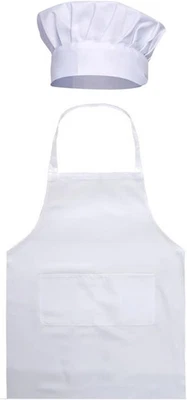 Chef Apron Hat Set Adjustable with Butcher Baker Costume for Men...  - Image 1 of 4