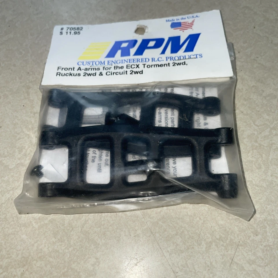 RPM 70582 ECX Torment 2wd, Ruckus 2wd & Circuit 2wd Front A-arms-Black HH - Image 1 of 1