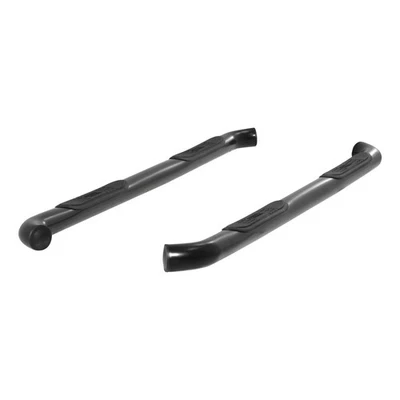 Aries 3in Round Black Nerf Bars Side Step for 2005-2023 Toyota Tacoma Double Cab Foto 1 de 4