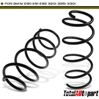 2 muelles helicoidales laterales delanteros para BMW E90 320i 325i E92 325i E91 325i 2004-2013 Foto 1 de 4