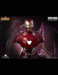 Marvel Comics Iron Man Mark MK 50 Life Size Resin Bust Statue by Queen Studios - Picture 1 of 6