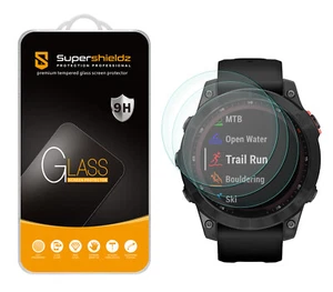 3X Tempered Glass Screen Protector for Garmin Fenix 7/ Pro Solar 47mm - Picture 1 of 5
