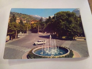145807 CARTOLINA DI AOSTA CON AUTO D EPOCA - Picture 1 of 2