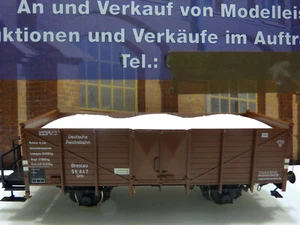 Offener Güterwaggon DR mit Bremserbühne von Gebauer Spur 0 (23) - Imagen 1 de 8