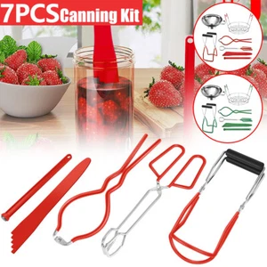 7Pcs Canning Supplies Starter Kit Canning Tools Set Stainless Steel qiubM - Picture 1 of 18
