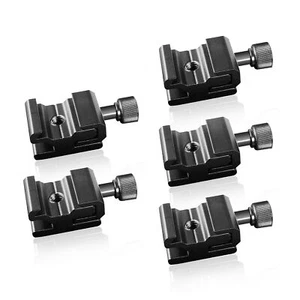 LSP Flash Hot Shoe to Bracket/Stand Mount Adapter Trigger 1/4" Screw, Set of 5 - Picture 1 of 5