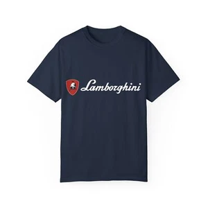 LAMBORGHINI Unisex Garment-Dyed T-shirt - Picture 1 of 46