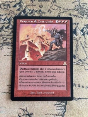 MTG Magic Wake of Destruction NEAR MINT! (Urza's Destiny, Portuguese) RARE - Image 1 of 2