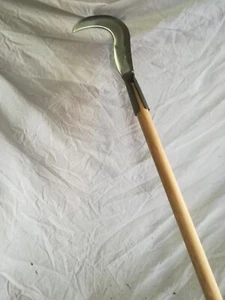 TAJAMATA alargada con mango de madera. Largo total 1,40 cms. - Imagen 1 de 2