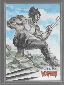 2023 Fleer Ultra Wolverine Sketch Cards 1/1 Abdul Ghofur Auto - Picture 1 of 2