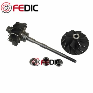 Turbo shaft and wheel 753420 for Mini Citroen Ford Mazda Peugeot 1.6 HDi 80 Kw - Picture 1 of 7