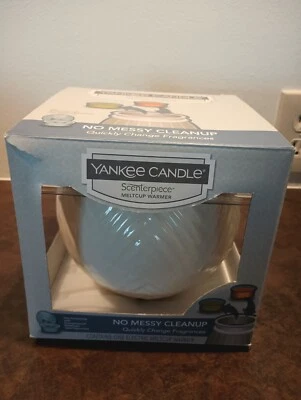 YANKEE CANDLE PIEZA PERFUMADA TAZA FÁCIL DE DERRETIR CALENTADOR ELÉCTRICO CON 2 TAZAS AROMÁTICAS-CAJA ABIERTA Foto 1 de 4