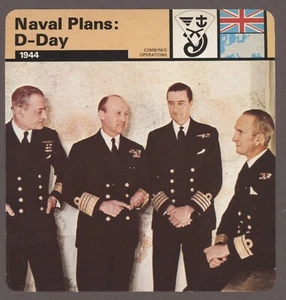 Naval Plans: D Day  Edito Service Card Second World War II Operations - Picture 1 of 1