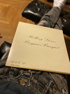 THE ROLLING STONES - BEGGARS BANQUET VINYL LP VG - Picture 1 of 7
