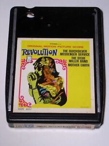 Cartouche de bande originale de film Revolution 4 pistes spectre sonore vintage +