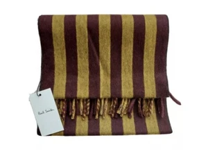 BNWT Paul Smith Reversible Striped Scarf RRP £110 - Picture 1 of 4