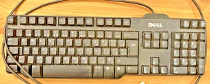 Dell RT7D50 Wired USB Keyboard – Black – Good Condition - Picture 1 of 2