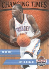 2011-12 Panini Past and Present Changing Times Basketball Card #23 Kevin Durant 
