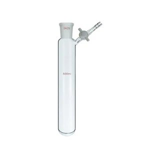 24/29 Glass Reaction Tube With Side PTFE Stopcock Laboratory Chemistry Reactor - Picture 1 of 6