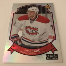NHL Card,Jiri Sekac,Rookie Retro Rainbow OPC Platinum 2014-15,Montreal