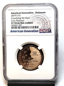 2019S Proof Sacagawea Early Releases Classifying the Stars NGC PF70 Ultra Cameo - Imagen 1 de 4