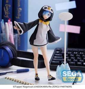 Rem Re:Zero Starting Life In Another World Penguin Figure Brand New Luminasta - Picture 1 of 6
