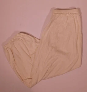 FREE PEOPLE INTIMATELY Women's Cream Soft Ribbed Pant Sz M - Picture 1 of 6