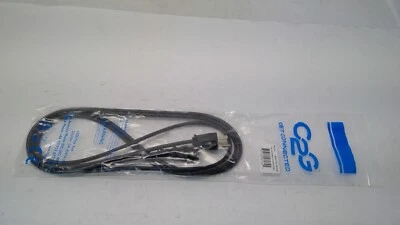 Cable de alimentación universal C2G 10 ft (3,04 m) 18 AWG, NEMA 5-15P a IEC320C13 #03134 Foto 1 de 3