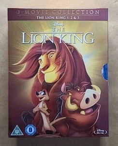 The Lion King 3-Movie Collection (Blu-ray, 2018, ALL REGION, UK Import) - Picture 1 of 6