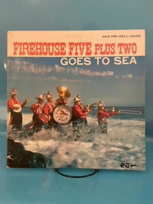 FIREHOUSE FIVE PLUS TWO Goes To Sea + Good Time Jazz 12028 Lester Koenig VG/VG+ Foto 1 de 2