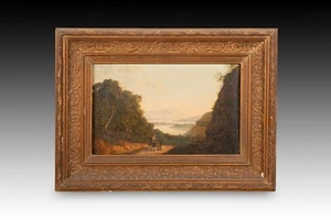 Landscape. Oil on canvas. 19th century. - Picture 1 of 4