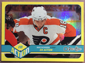 2011-12 O-Pee-Chee In Action #A21 Mike Richards Philadelphia Flyers