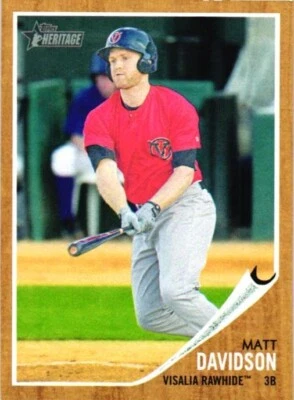 2011 TOPPS HERITAGE MATT DAVIDSON RC ROOKIE #95 - Image 1 of 2