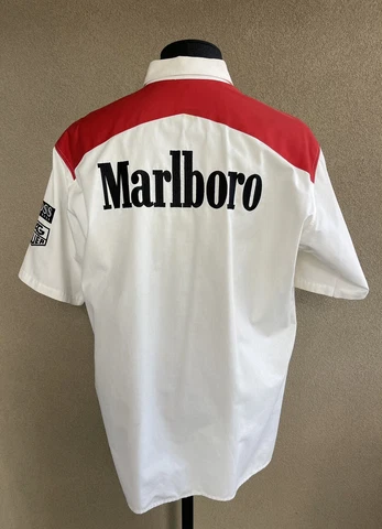 F1 Formula One Mechanics Pit Crew Shirt Vintage McLAREN MARLBORO MERCEDES *RARE* Cover