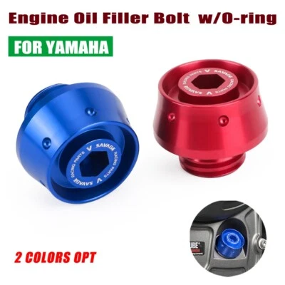 For Yamaha FJ09 FZ09 MT-09 Tracer 900/GT XSR900 Engine Oil Filler Bolt  w/O-ring - Image 1 of 4