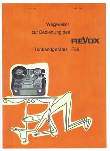Revox Bedienungsanleitung user manual für F 36 deutsch Copy - Picture 1 of 1