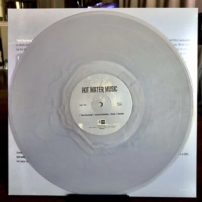 ALKALINE TRIO / HOT WATER MUSIC Split LP Record SILVER Colored Vinyl 2022 Record - Image 1 of 2