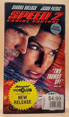 Speed 2 Cruise Control VHS 1997 Sandra Bullock **Buy 2 Get 1 Free** — 第 1/3 张图片
