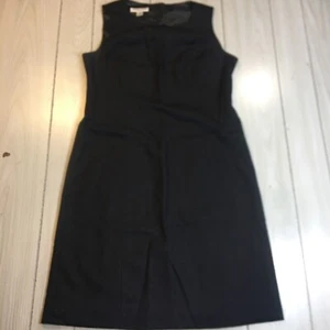 Pendleton Midi Black Sleeveless Dress 100% Virgin Wool Lined Sz 10 - Picture 1 of 10