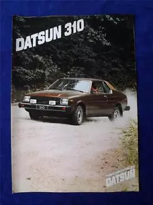 DATSUN 310 CAR SALES BROCHURE VINTAGE FOLD OUT ADVERTISING BRANTFORD CANADA - Picture 1 of 1