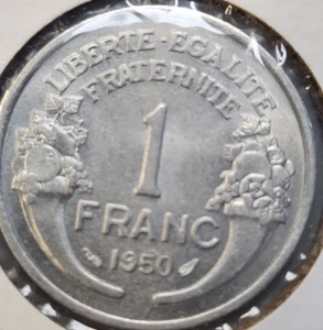 1950 France 1 Francs coin Brilliant Uncirculated - Picture 1 of 3