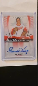 2006 07 UD Trilogie Eisschriften Auto Mr. Hockey Gordie Howe Detroit Red Wings HOF - Bild 1 von 2