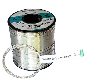 Cable de soldadura Kester calidad PRO 3% PLATA, núcleo de flujo 0.5 0.8 1.0 mm-ref:960 - Imagen 1 de 16