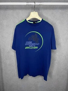 Vintage BMW Motorrad Day Power Racing T shirt Blue Size L - Picture 1 of 8