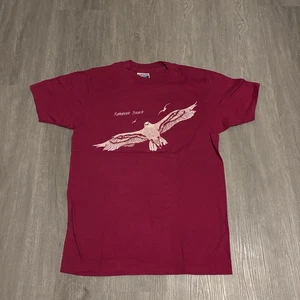 Rehoboth Beach T-shirt Medium Pink Vintage Signal Made in USA Seagull - Picture 1 of 6