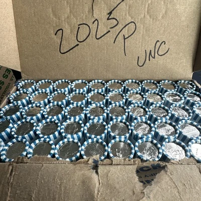 2025-P Jefferson Nickel BU - Rollo bancario sellado sin circular envío gratuito Foto 1 de 4