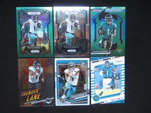 6x Travis Etienne Jr. Lot - GREEN PRIZM + Mosaic + Optic - Jacksonville Jaguars - Bild 1 von 5