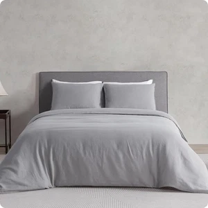 100% Linen Duvet Cover Set - Pure Natural French Flax Linen with Corner Ties ... - Picture 1 of 6