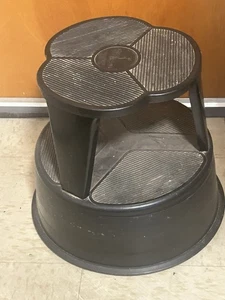 Vintage Tritt Tritthocker auf Rollen - Bild 1 von 1